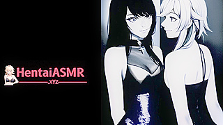 Lesbian Lovers Ignite Steamy Kisses in Wild Hentai Fantasy Scenes