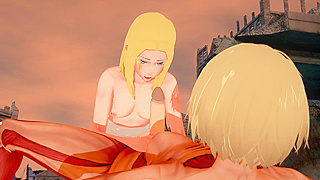 Futanari Titan Tempts Innocent Beauty in Forbidden Fantasy Tryst
