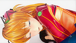 Asuka Tempts Shinji in Sensual Evangelion 3D Tryst – Chapter One