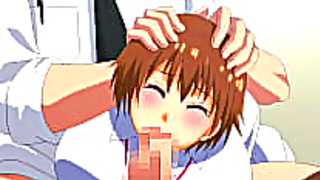 Big-Titted Anime Vixens Enjoy Steaming Double Blowjob Fantasies Together