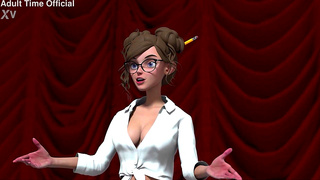 College Beauties Double Penetrated in Hot Theatre Encounter