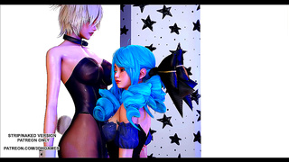 Curvy Teen Temptation: Sultry K-Pop Fantasy Unleashed in Horny Hentai Action
