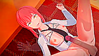 Makima Begs for Forbidden Lust in Fiery Lesbian Encounter