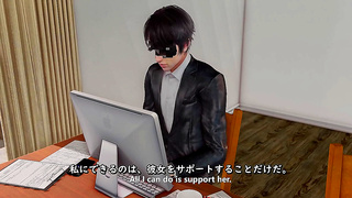 Busty Anime Vixen Tempts Lover into Wild BDSM Encounter