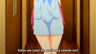 Stunning Anime Babe Filled With Hot Cum In Every Tight Hole