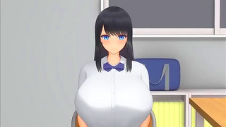 Curvy Beauty Blows Him Away in Steaming Hentai Fantasy Ride