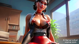 Sakuras Lush Curves Ignite Fiery Desires in Hot Hentai Tryst