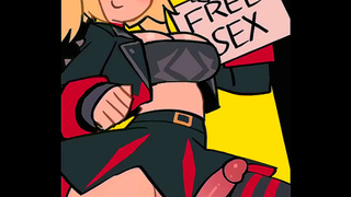Mature Anime Beauty Tempts Bold Lover with Sensual Curves Heat