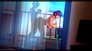 Chun-Li Gets Strict Discipline from Busty Trainer in Hot Hentai Action
