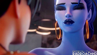 Reyna Seduces Lonely Gamer with Luscious Curves in Hot Hentai Encounter
