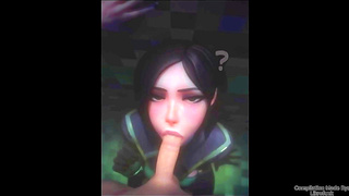 Anime Goddess Takes Giant Shaft in Vintage Room Ecstasy Trip