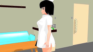 Milf Boss Tempted by Huge Dick in Hot Hentai Cream Pie Adventure