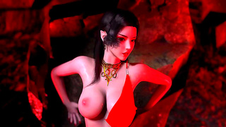 Sultry Blue-Haired Beauties Ignite Beach Passions in Wild Hentai Encounter